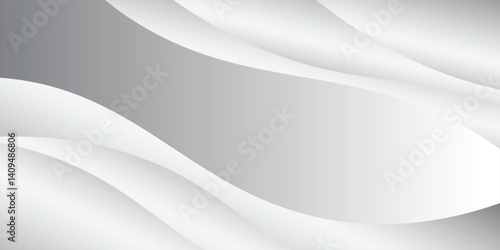 Modern Geometric Abstract in white and grey. Modern and Creative Trend Design in vector illustration