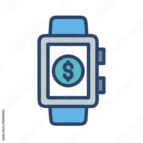 Smartwatch with Dollar Icon Representing Wearable Payment Technology Free Download Smartwatch with Dollar Icon Representing Wearable Payment Technology - GFXLoad