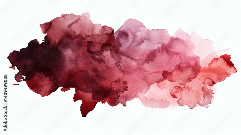 Ruby Red Abstract Watercolor Fluid Motion Painting Texture Background for Graphic Design Elements Ruby Red Abstract Watercolor Fluid Motion Painting Texture Background for Graphic Design Elements