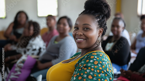 South African Woman in a classroom
