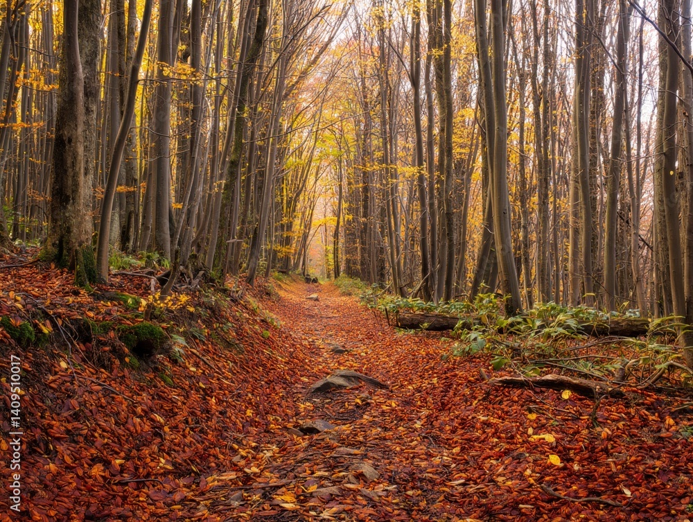 Fototapeta premium autumn in the forest