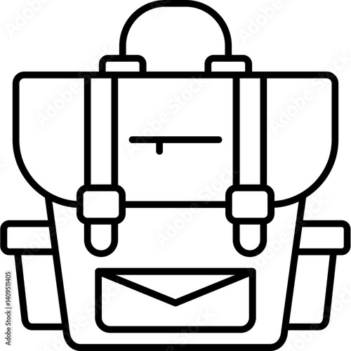 Travel Backpack Icon