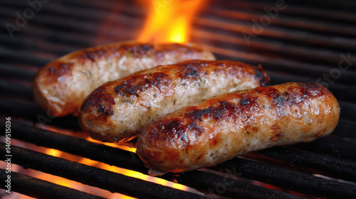 Grilled sausages