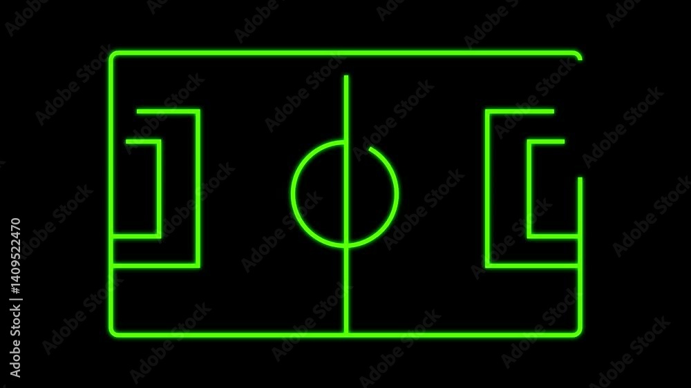 sport activities Abstract animation drawing of field shape from football stadium with shiny lights black background. sport activities Abstract animation drawing of field shape from football stadium with shiny lights black background.