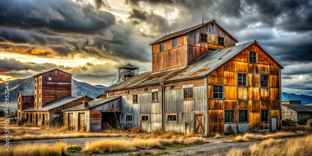 Grayscale captures Montana's forgotten urban spaces: rusting relics, abandoned structures, industrial decay. Grayscale captures Montana's forgotten urban spaces: rusting relics, abandoned structures, industrial decay.
