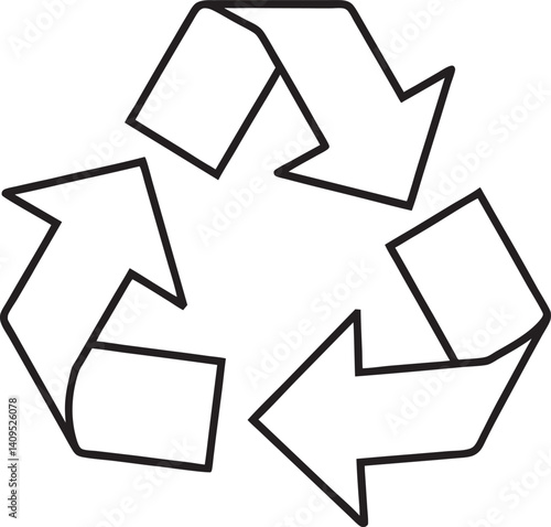 Recycle Symbol Vector Icon