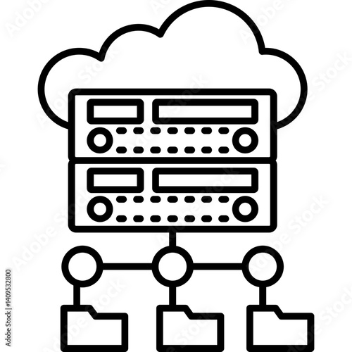 Cloud Server Icon