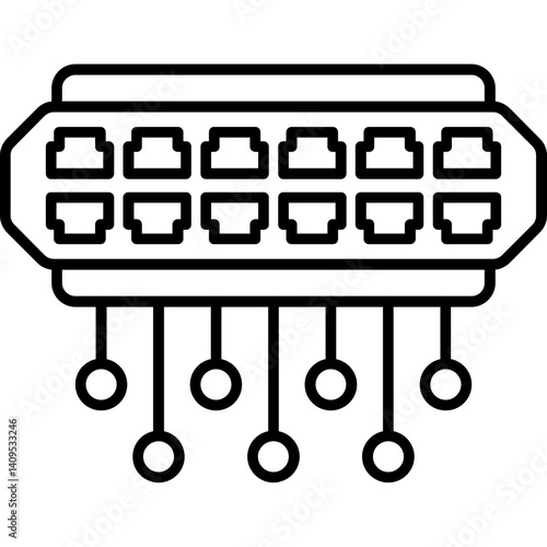 Patch Panel Icon