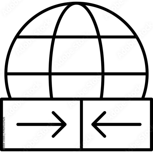 Network Bandwidth Management Icon