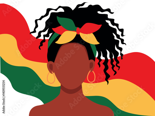Juneteenth Independence Day american holiday, celebrated in June 19. African-American history and heritage. Poster, greeting card, banner. Vector illustration