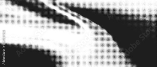 Dynamic Liquid Halftone Texture Overlay with 3D Dot Pattern and Gradient Background for Creative Vector Design. Abstract Graphic Illustration with Geometric Artistic Effect