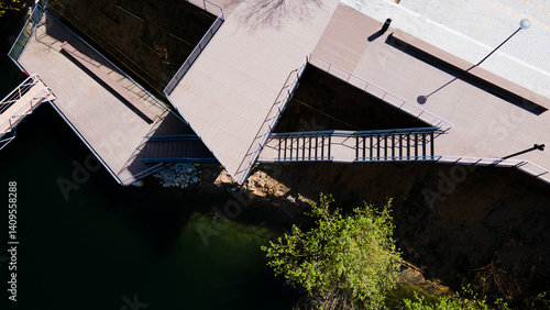 Complete Deck Construction in Gerês, Portugal – High-Quality Wooden Deck Installation with Scenic Views, Perfect for Outdoor Projects, Landscaping, and Architecture Photography