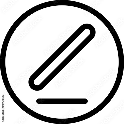 Ignored Outline Style Icon