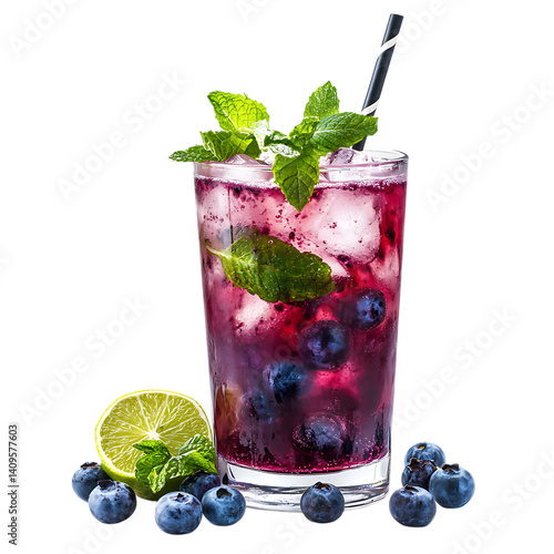 blueberry mojito png