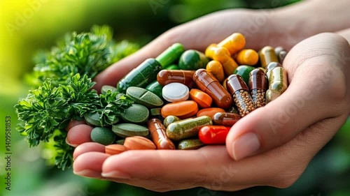 Wallpaper Mural Exploring the benefits of natural supplements and vitamins for health improvement Torontodigital.ca