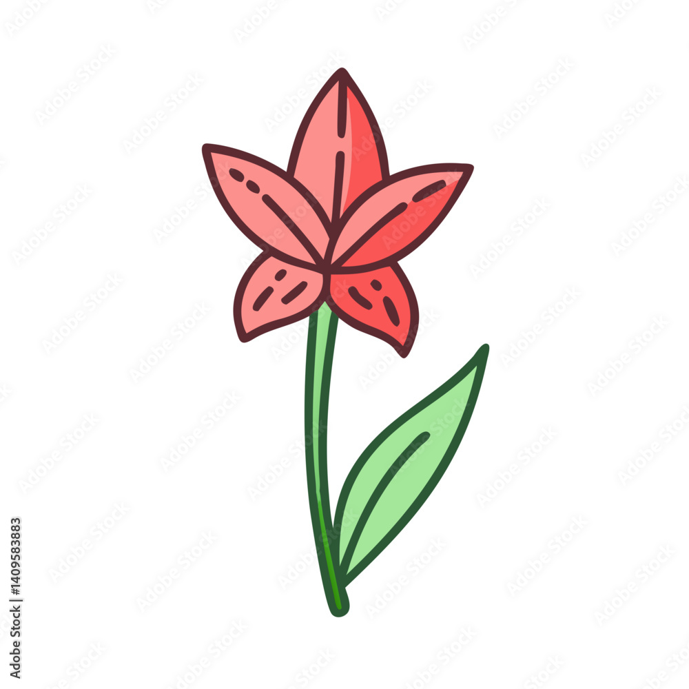 Pink flower on black background, vector illustration design Pink flower on black background, vector illustration design