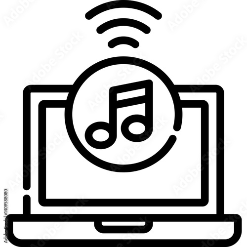 Online Music Icon