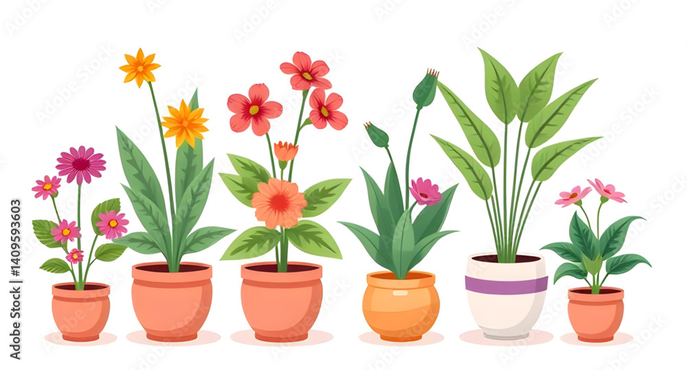 flower plants in pot flower plants in pot