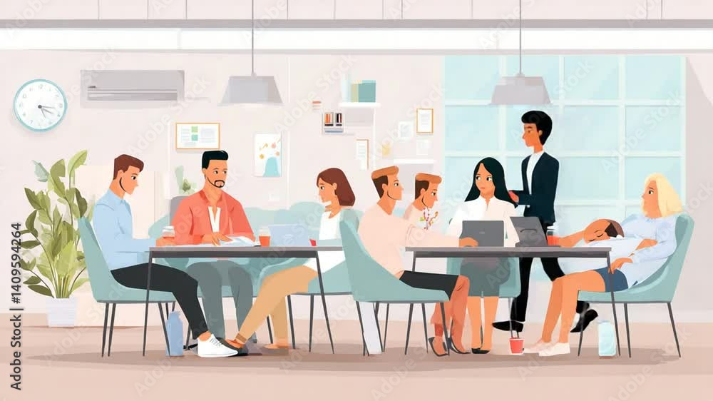 Creative Workspace Filled With Graphic Designers Collaborating Online Generative AI Creative Workspace Filled With Graphic Designers Collaborating Online Generative AI