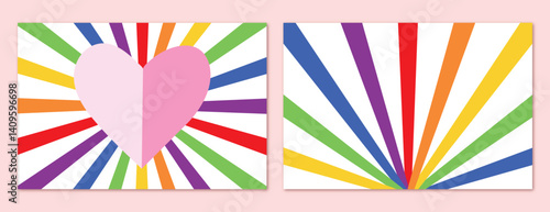 Pride month Rainbow colourful waves background social media post and banner design vector file support, watercolor, bisexual, colourful, festival, parades