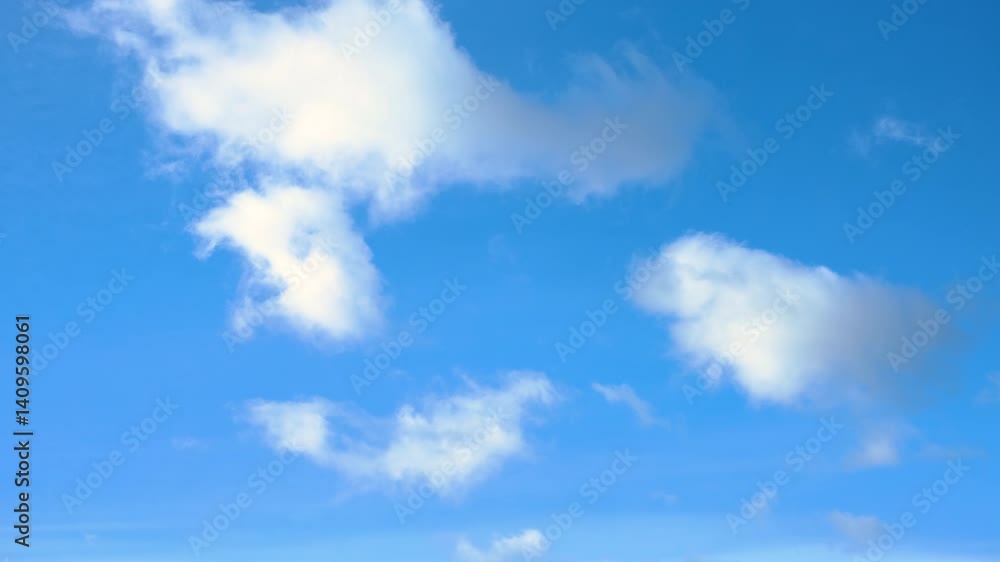 blue sky and white clouds time lapse blue sky and white clouds time lapse