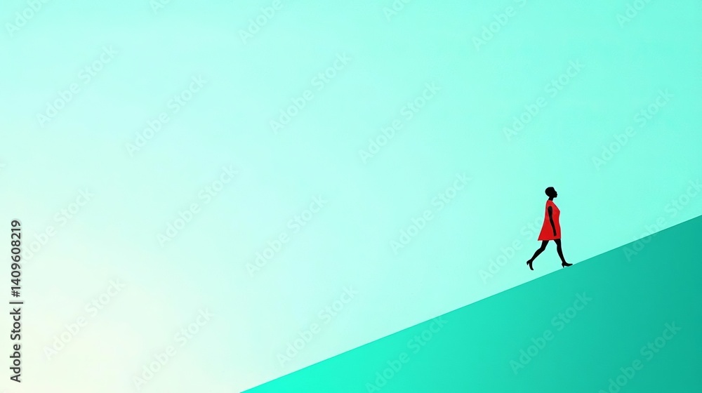A person walking on a colorful, sloped surface. HIV Survivors Day A person walking on a colorful, sloped surface. HIV Survivors Day