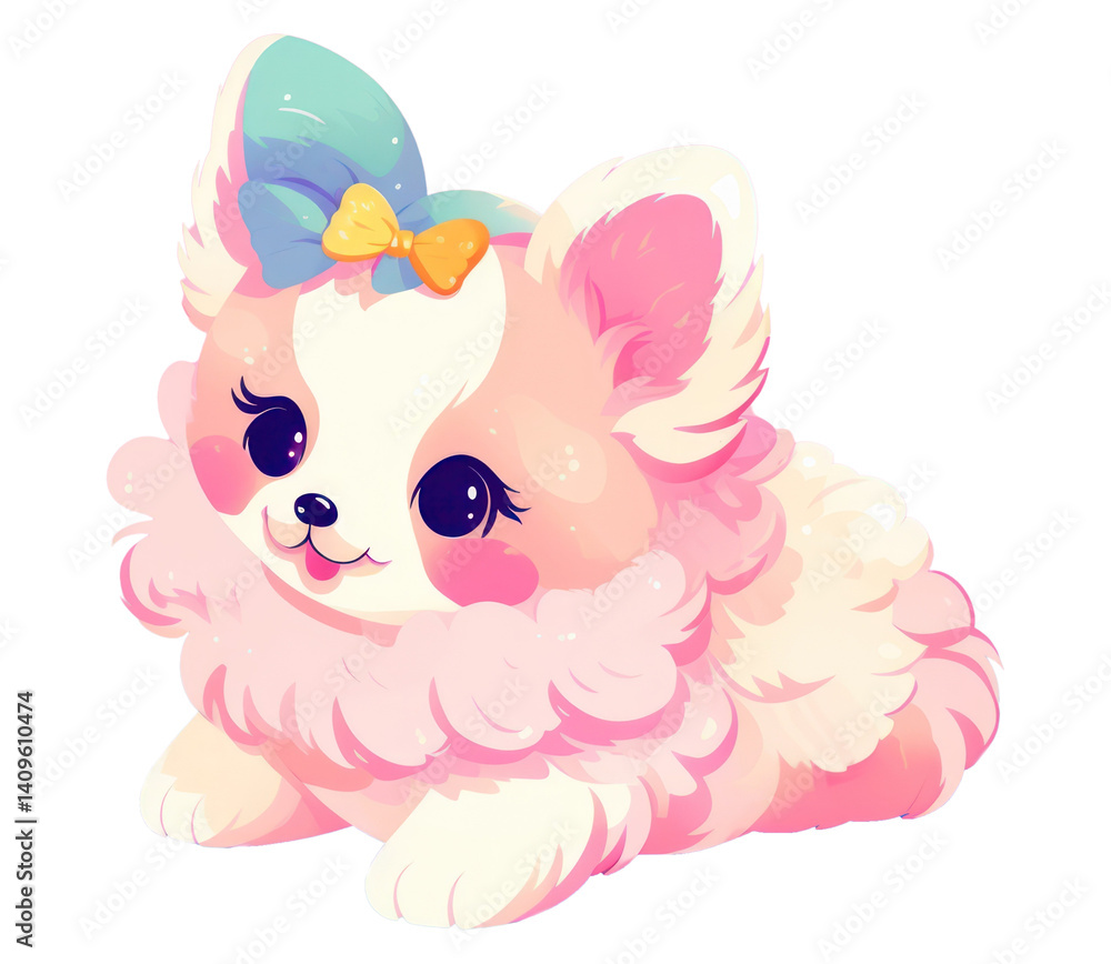 Fototapeta premium PNG Cute dog mammal animal pet.