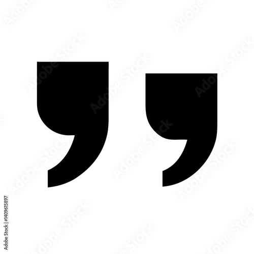 Quote Icon Vector Illustration