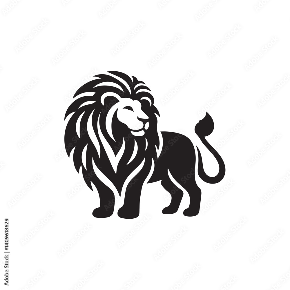 Obraz premium lion vector illustration