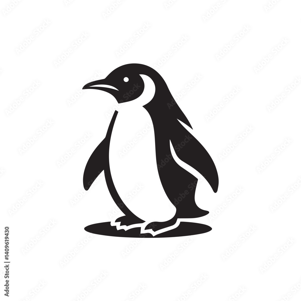 Naklejka premium penguin vector illustration