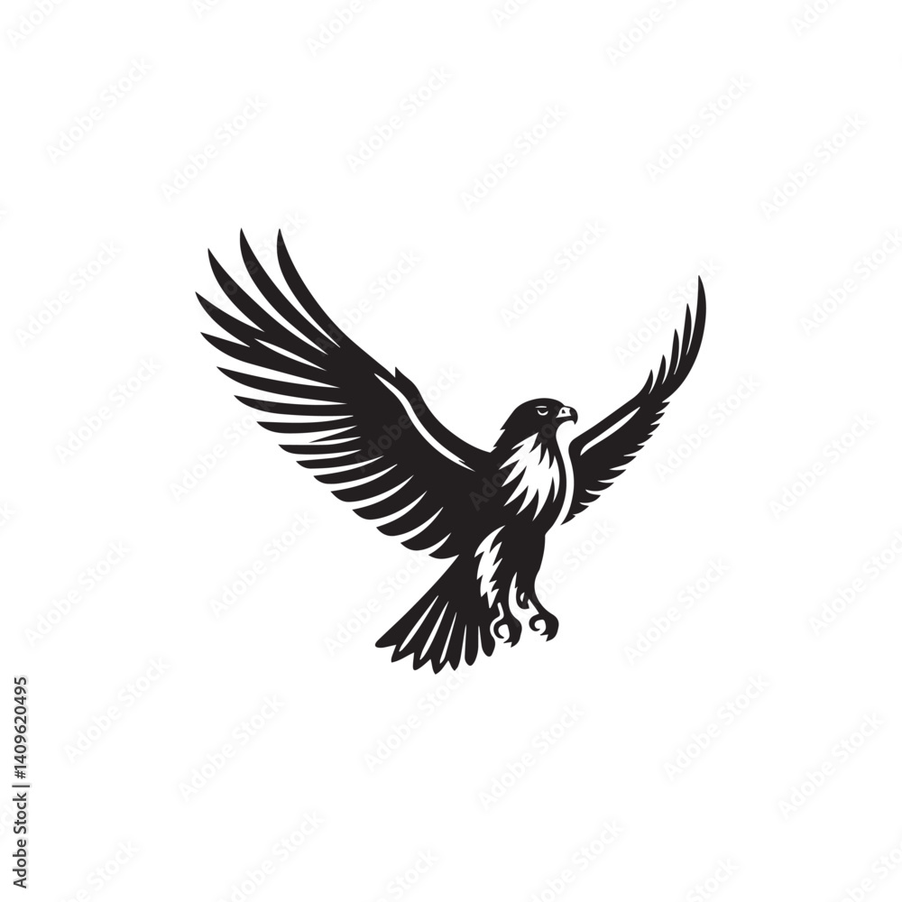 Obraz premium falcon vector illustration