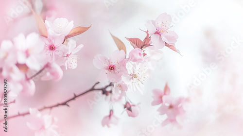 pink cherry blossom in spring