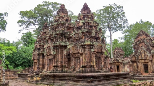 Fényképezés Banteay Srei, Angkor Wat is located in Cambodia