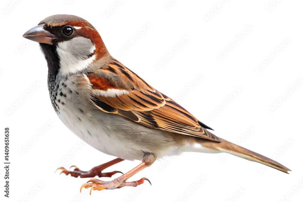 Fototapeta premium sparrow isolated on white background PNG
