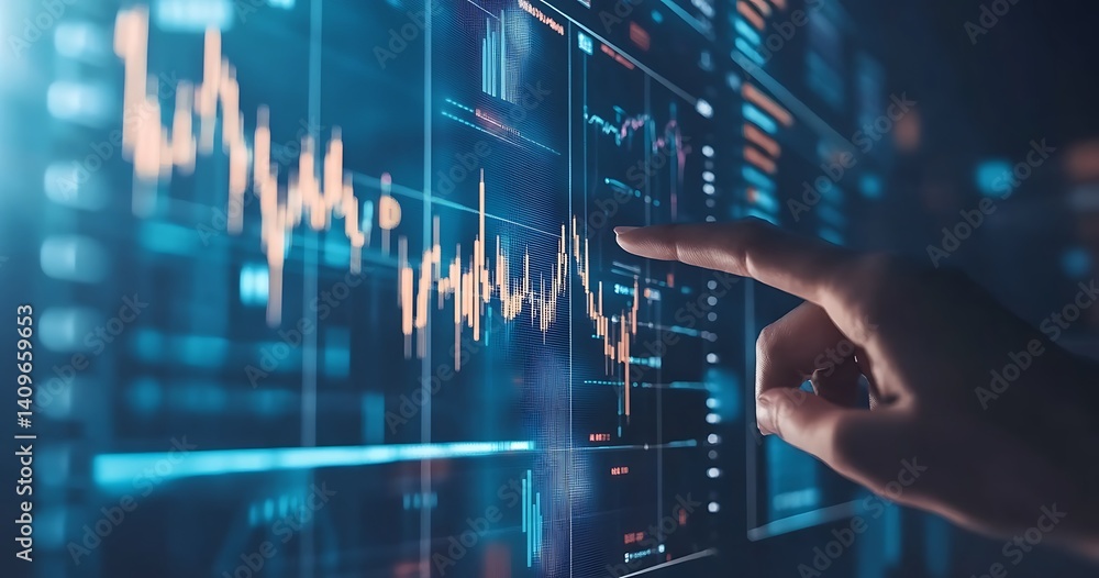Interactive financial data display Interactive financial data display