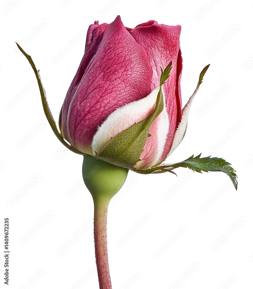 Fototapeta premium PNG A red rose budded background flower white.