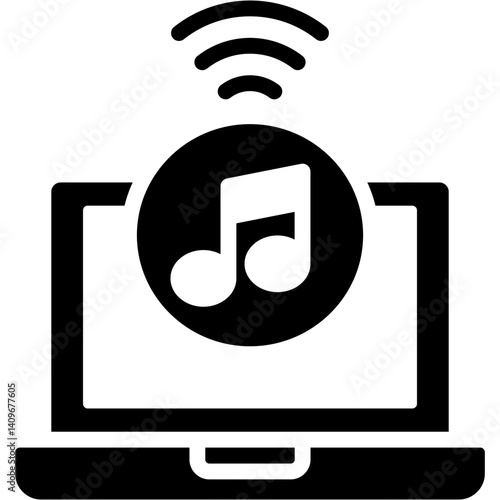 Online Music Icon