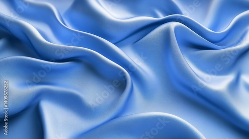 Wallpaper Mural The camera zooms in on a blue material with a soft and textured quality, emphasizing its complex folds and designs Torontodigital.ca