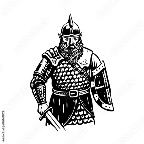 Viking Mythology Vintage Illustrations