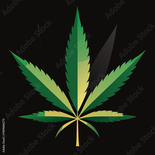 cannabis leaf vector illustration