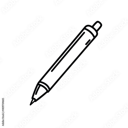2D Pen line Icon