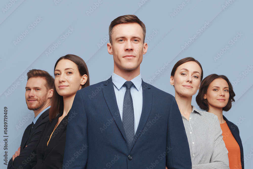 Young and confident business team, business concept Young and confident business team, business concept