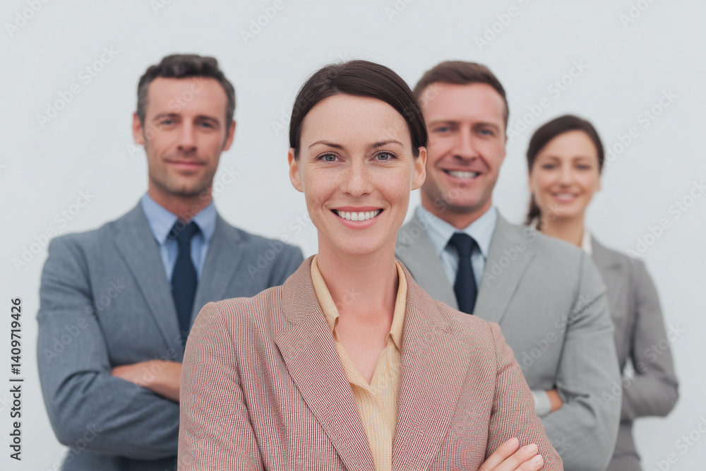Young and confident business team, business concept Young and confident business team, business concept