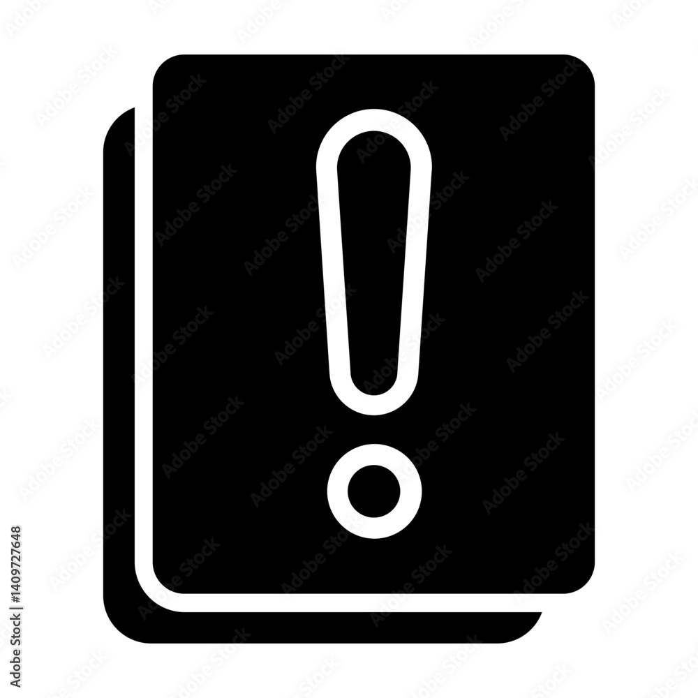 file alert Solid icon file alert Solid icon