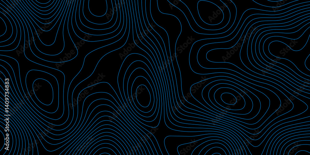 A seamless black and white topographic map pattern featuring stylized contour lines that represent elevation. This vintage-inspired design captures the classic look of outdoor maps with intricate line A seamless black and white topographic map pattern featuring stylized contour lines that represent elevation. This vintage-inspired design captures the classic look of outdoor maps with intricate line