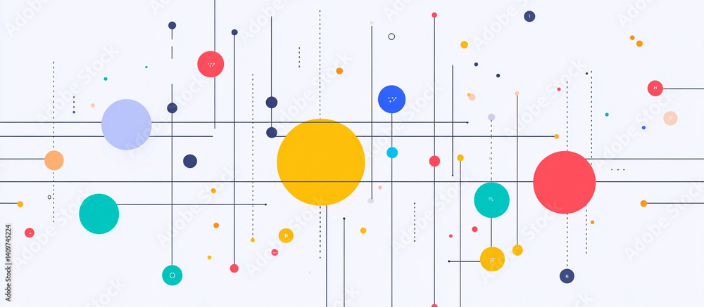 Technology dots and lines connection concept. Technology dots and lines connection concept.