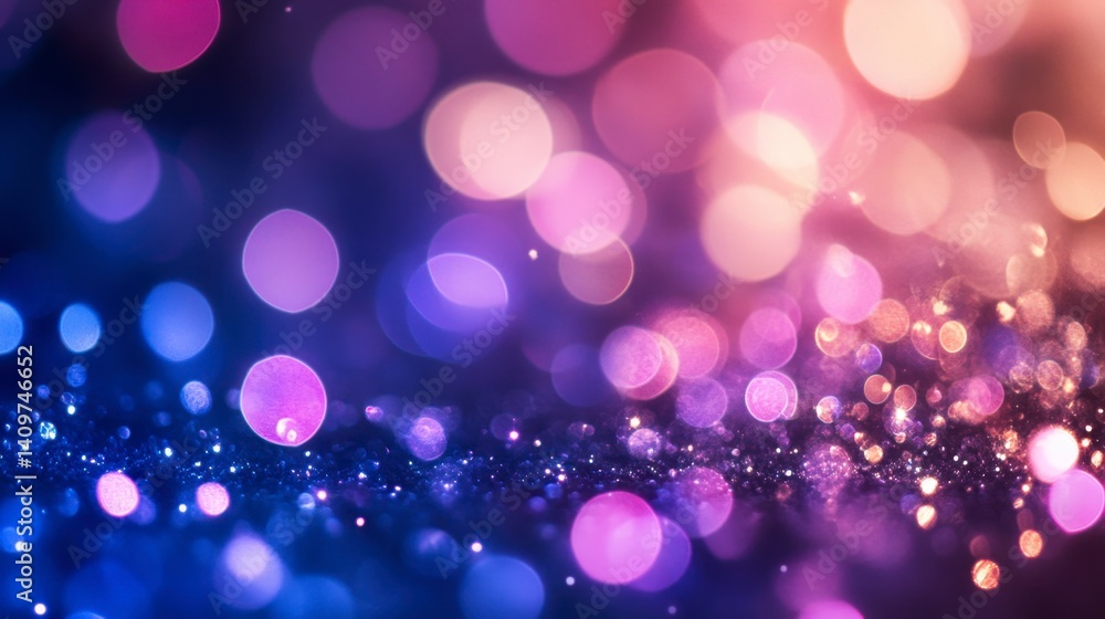 Vibrant Colorful Bokeh Background with Glittering Lights and Reflections Vibrant Colorful Bokeh Background with Glittering Lights and Reflections