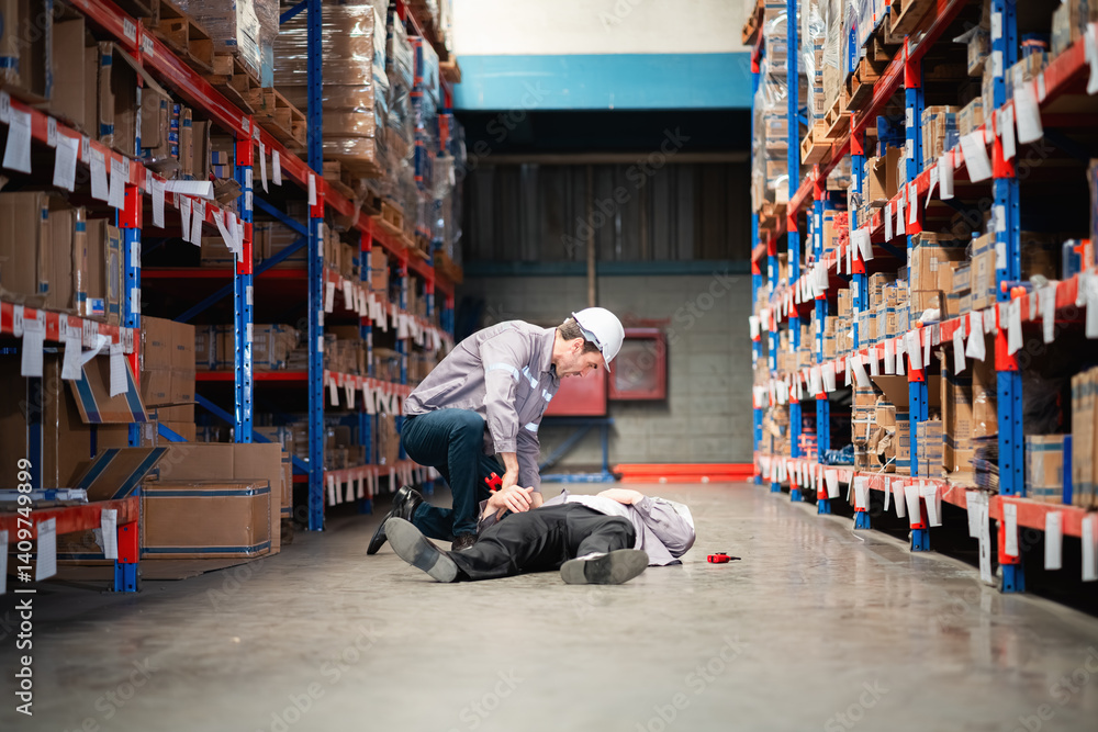 Workers have accidents in warehouses