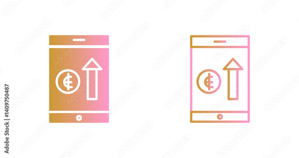 Money Up Icon Design Money Up Icon Design