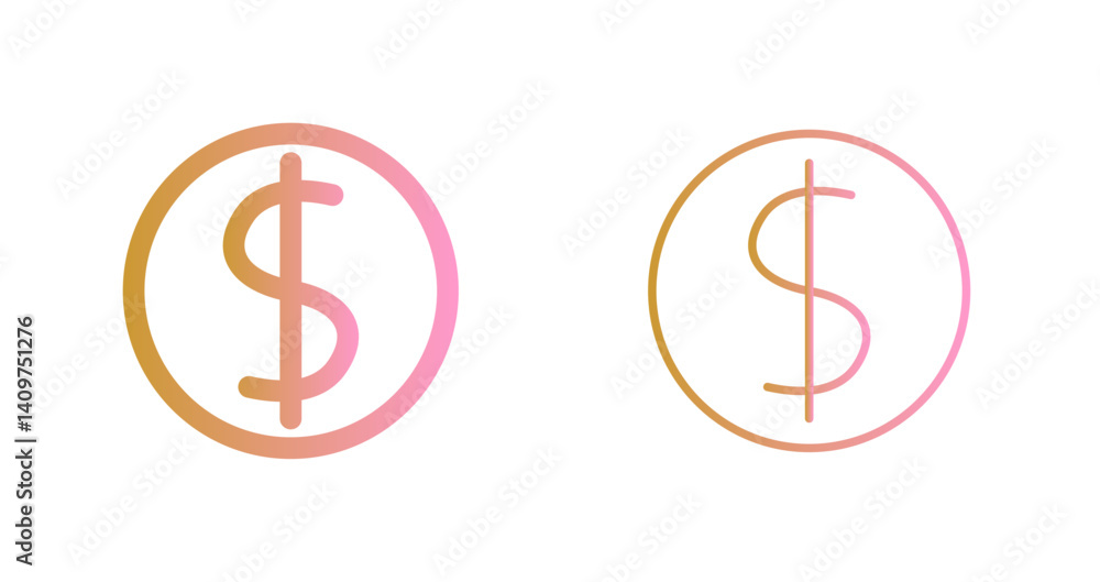 Obraz premium Dollar Icon Design